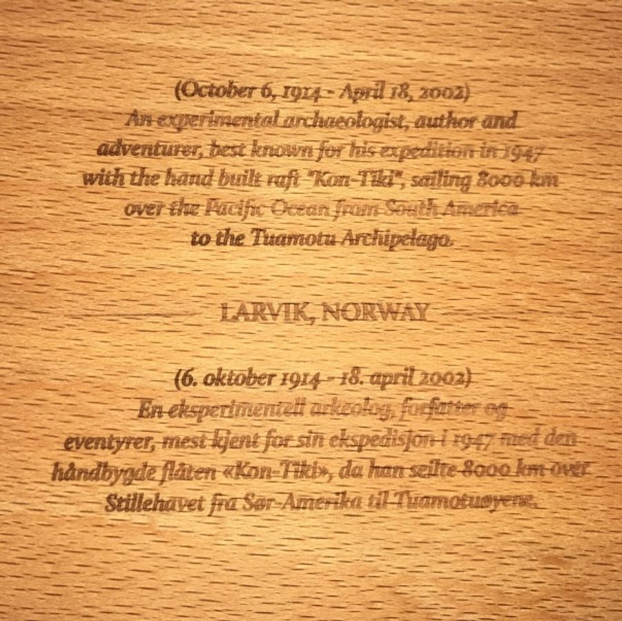 Spisebrikke Thor Heyerdahl